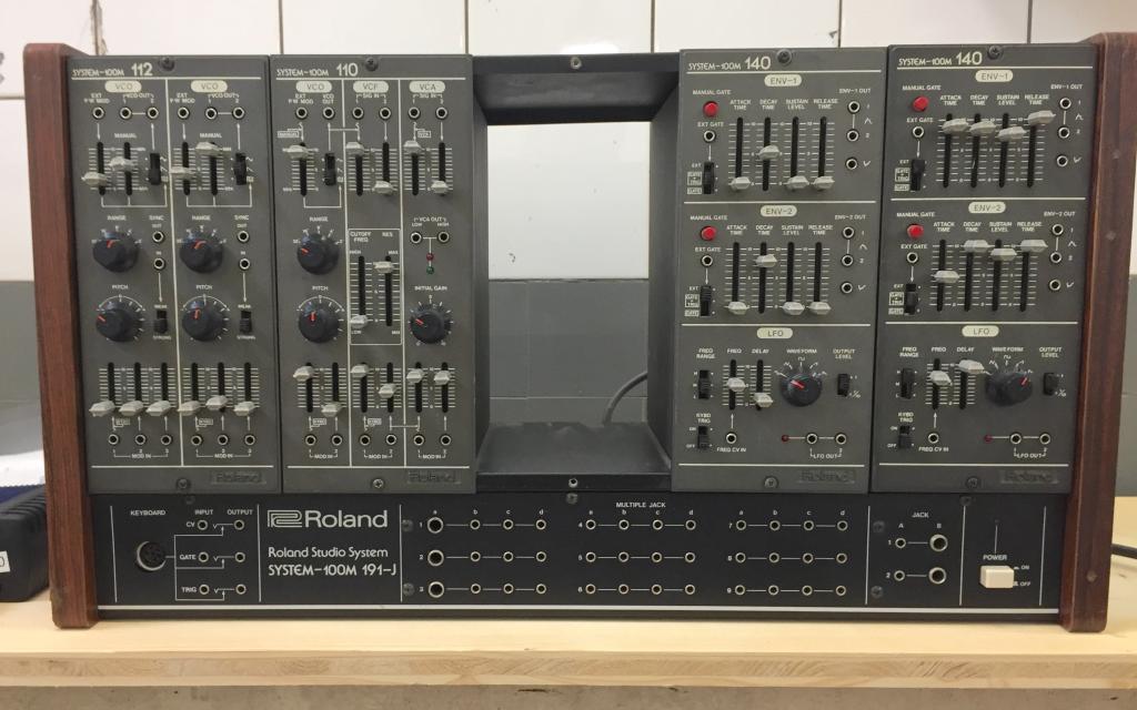 Moduler Marit Roland Roland System-100M Custom System Modular Synthesizer | smem